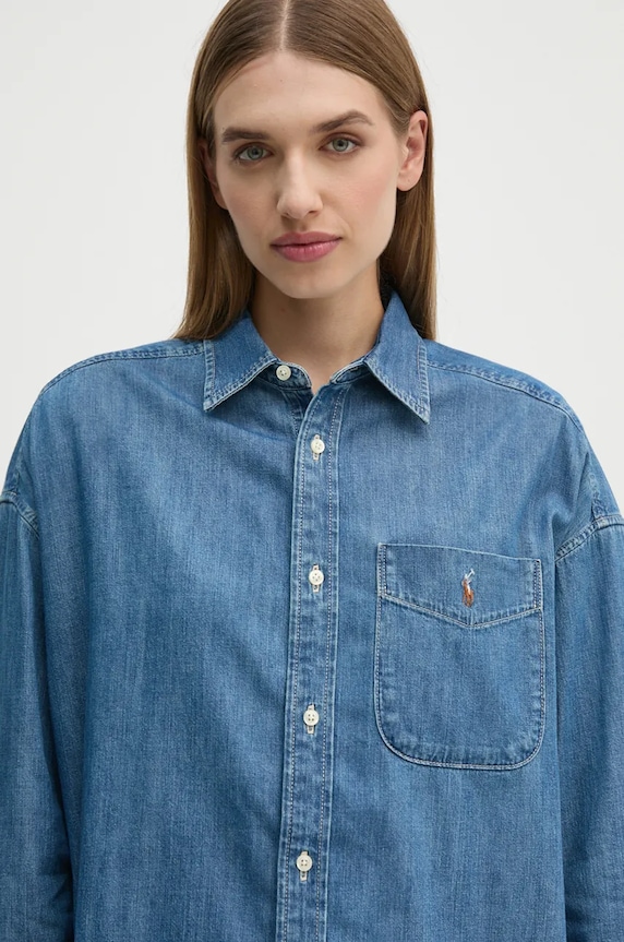 Polo Ralph Lauren camicia di jeans 211952262 blu