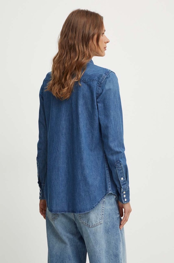 Abbigliamento Lauren Ralph Lauren camicia di jeans 200940321 blu