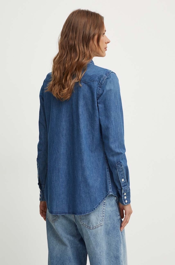 Abbigliamento Lauren Ralph Lauren camicia di jeans 200940321 blu