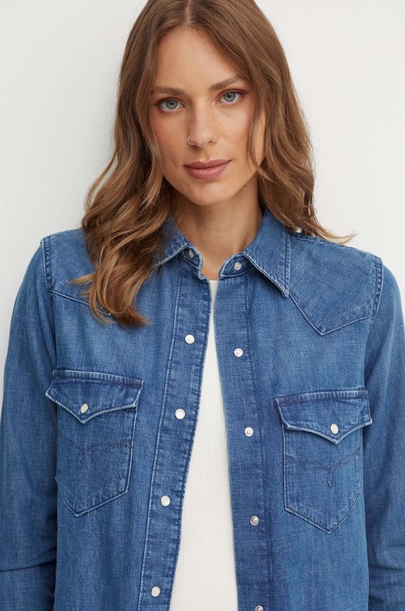 Lauren Ralph Lauren camicia di jeans blu 200940321