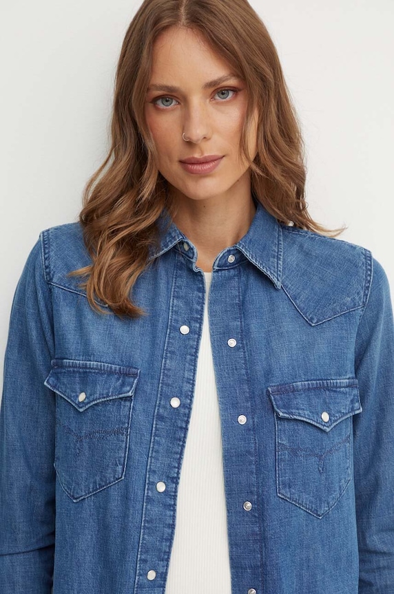 Lauren Ralph Lauren camicia di jeans blu 200940321