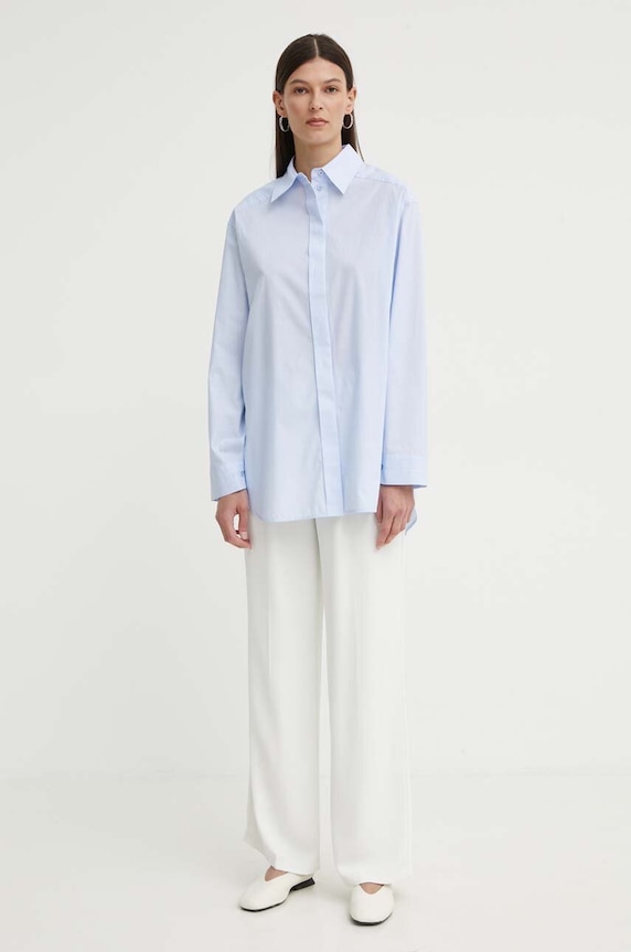 Ρούχα Βαμβακερό πουκάμισο Day Birger et Mikkelsen Malou - Chambray DAY65243277 μπλε