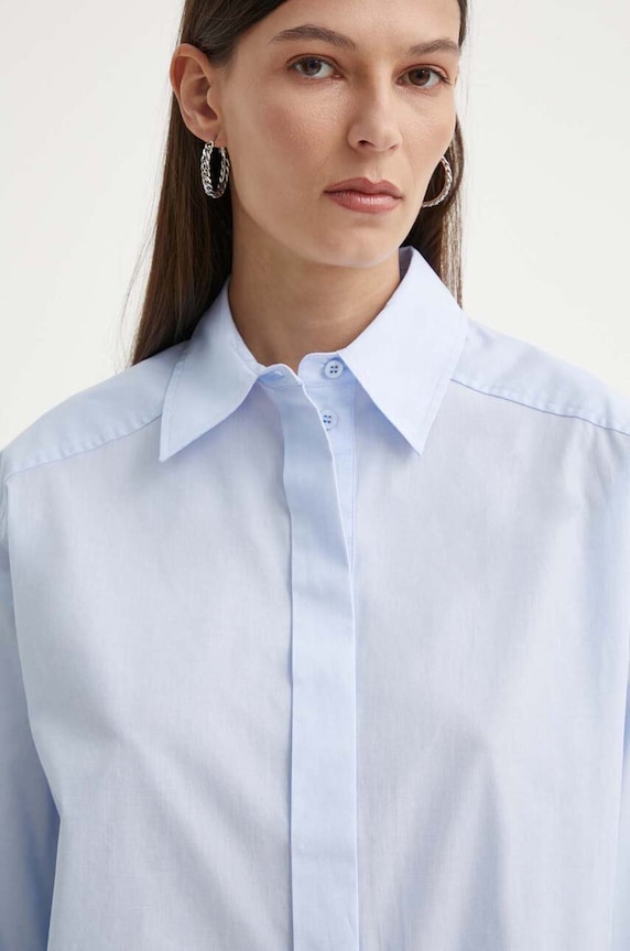 Βαμβακερό πουκάμισο Day Birger et Mikkelsen Malou - Chambray DAY65243277 μπλε