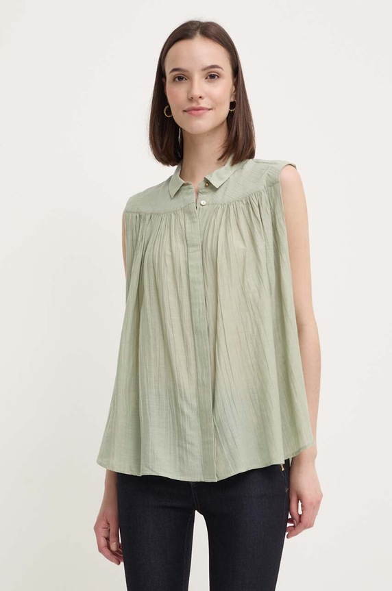 Košeľa Pepe Jeans MINA zelená PL304892