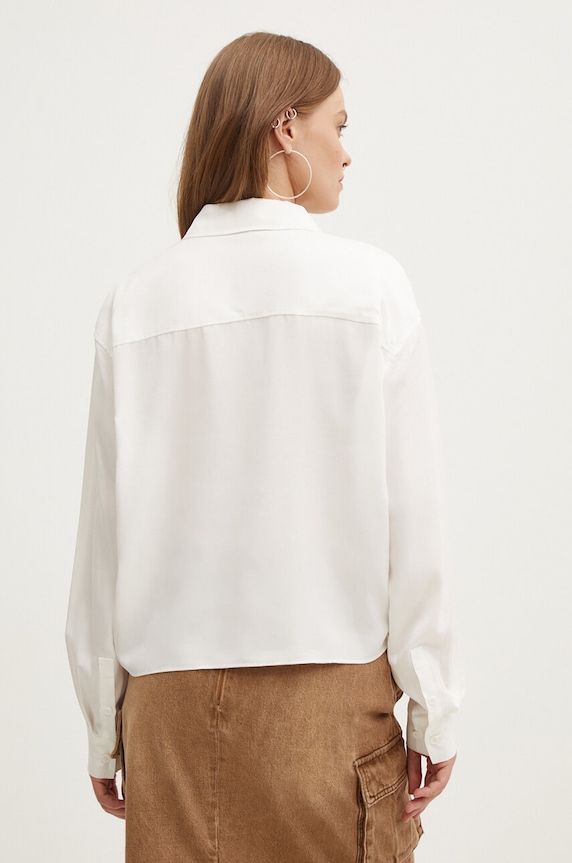 Oblečení Košile Karl Lagerfeld Jeans 245J1603 bílá