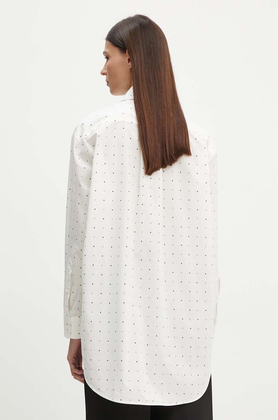 Ρούχα Βαμβακερό πουκάμισο MM6 Maison Margiela S52DT0014.S78157 λευκό