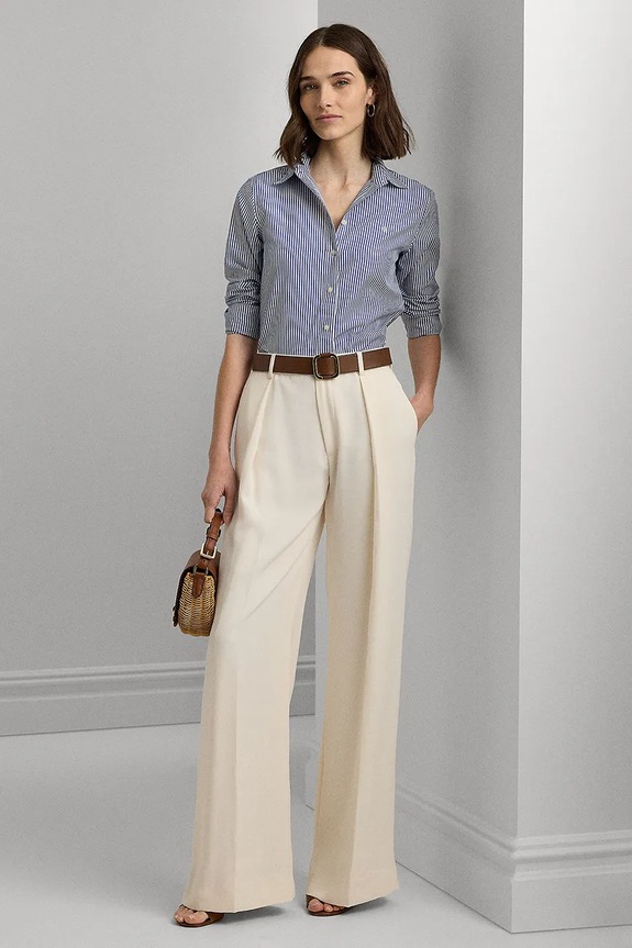 Îmbrăcăminte Lauren Ralph Lauren cămașă din bumbac 200859048 albastru