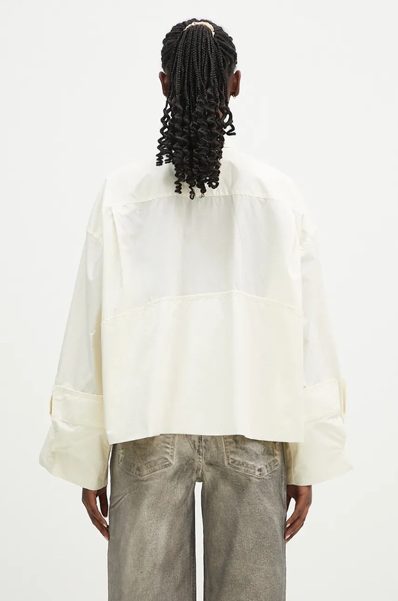 Odzież MM6 Maison Margiela koszula bawełniana S62DT0034.S47294 beżowy