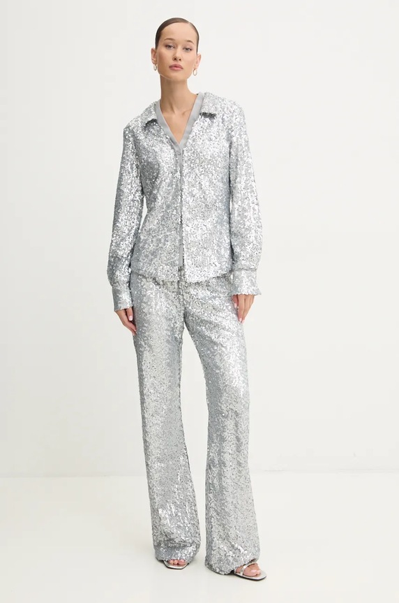 Košeľa Stine Goya S005.2260 strieborná AW24