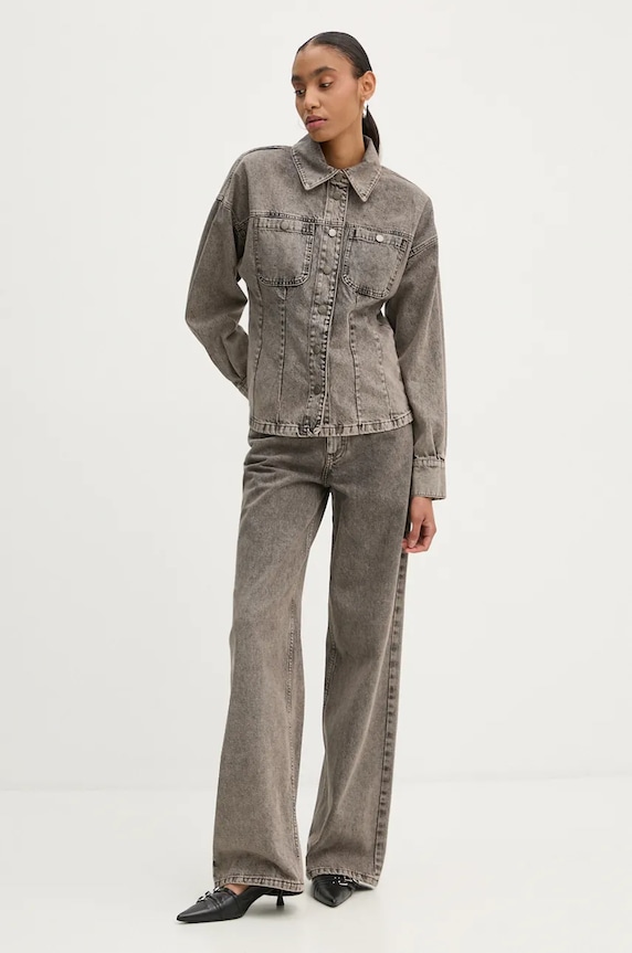 Gestuz koszula jeansowa 10909476 szary AW24