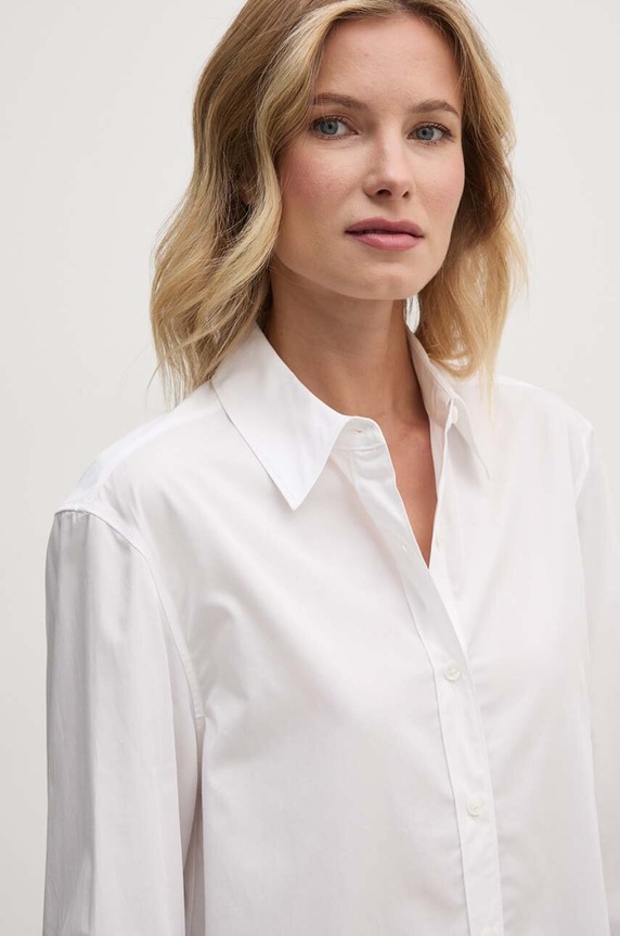 Bavlnená košeľa Calvin Klein biela K20K207670