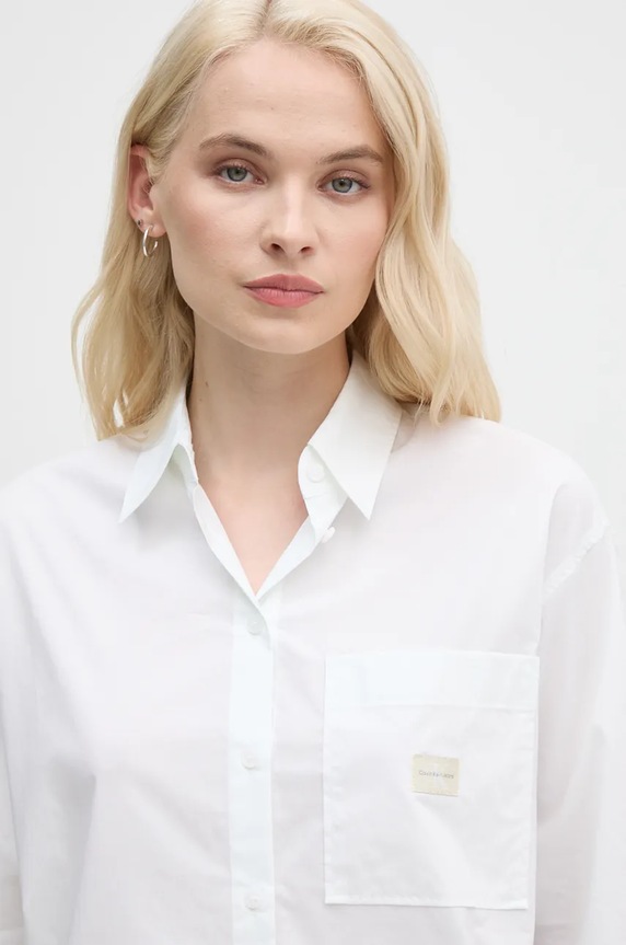Calvin Klein Jeans pamut ing bézs J20J224436