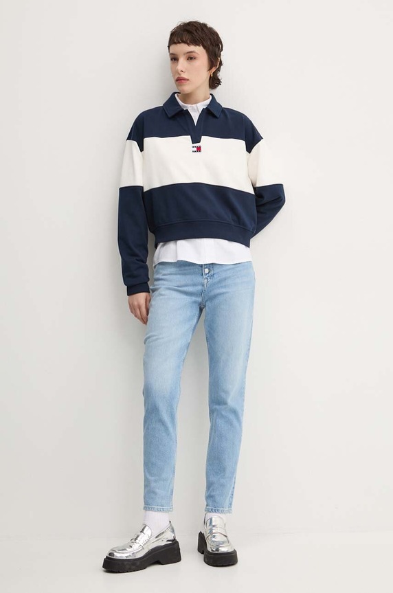 Tommy Jeans koszula bawełniana DW0DW19709 biały NC24