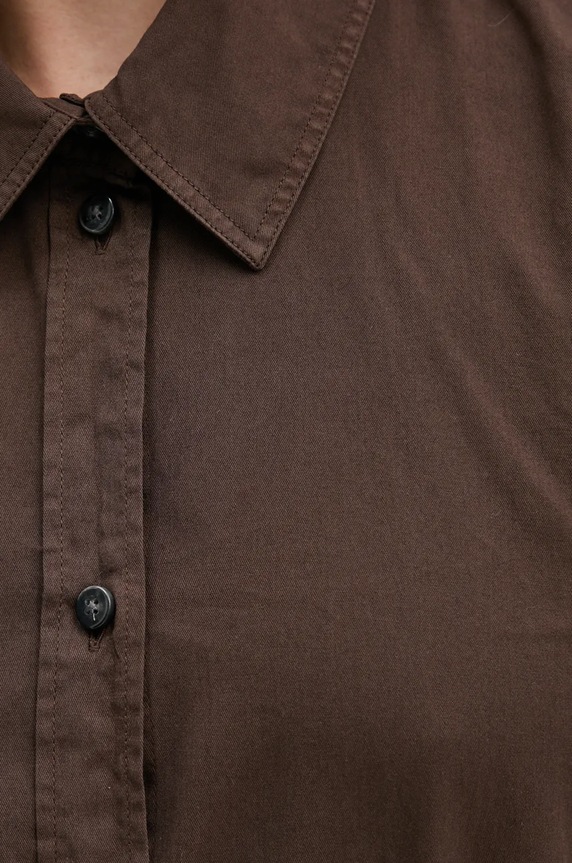 Pamučna košulja Won Hundred 3189.14235 smeđa