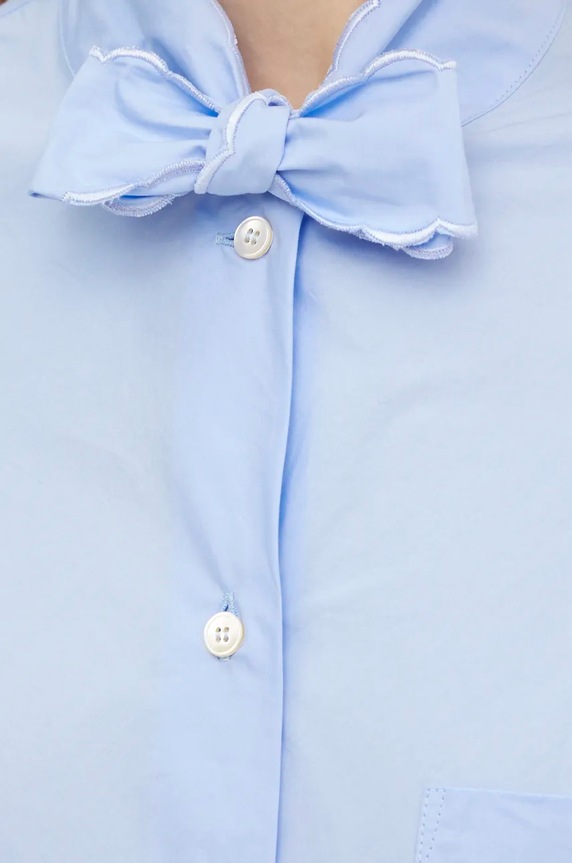 Бавовняна сорочка Forte Forte 13306.myshirt блакитний