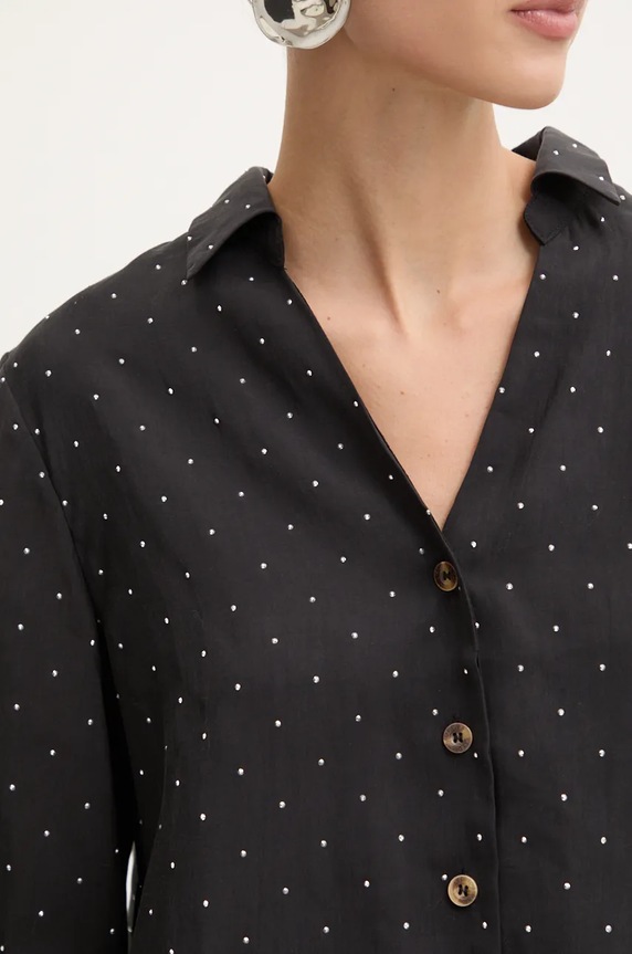 Never Fully Dressed koszula Miley Shirt NFDTO1572 czarny