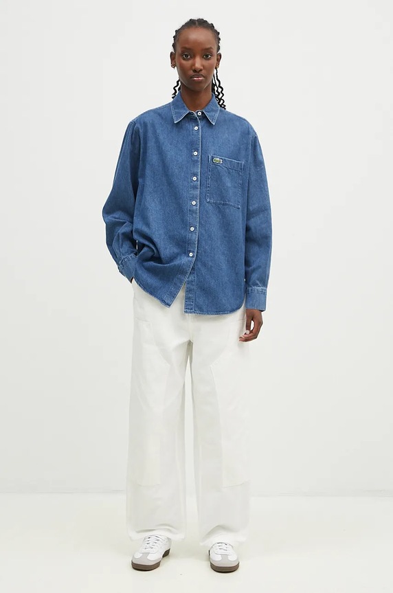 Lacoste denim shirt CF0036 blue