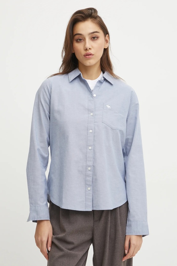 Abercrombie & Fitch koszula regular niebieski KI140.4429.220