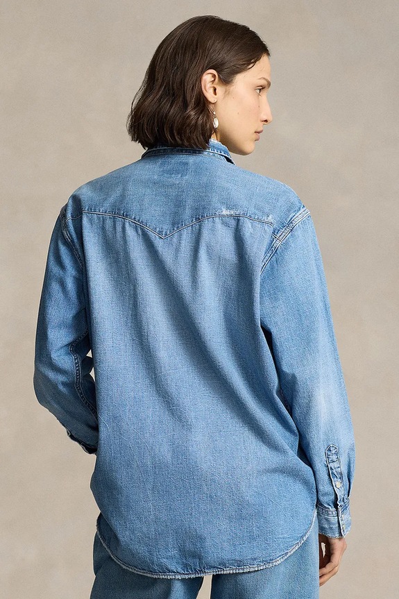 Polo Ralph Lauren denim shirt 211940722 blue AW24