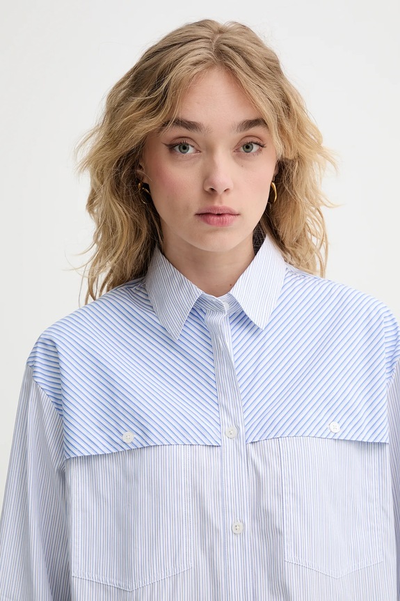 PS Paul Smith koszula bawełniana niebieski W2R.363B.P31099