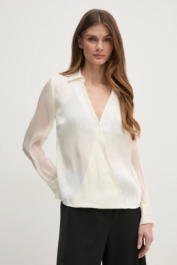 Pedro del Hierro bluzka regular beżowy 6638239
