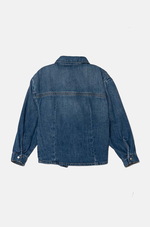 Dětská bavlněná košile Calvin Klein Jeans IG0IG02523.9BYH.104.116 modrá AW24