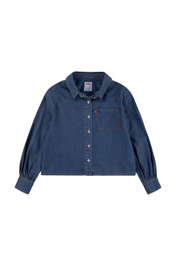Levi's gyerek farmerdzseki L/S WESTERN DENIM SHIRT farmer kék 4EL063