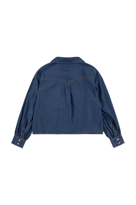 Levi's gyerek farmerdzseki L/S WESTERN DENIM SHIRT 4EL063 kék AW24