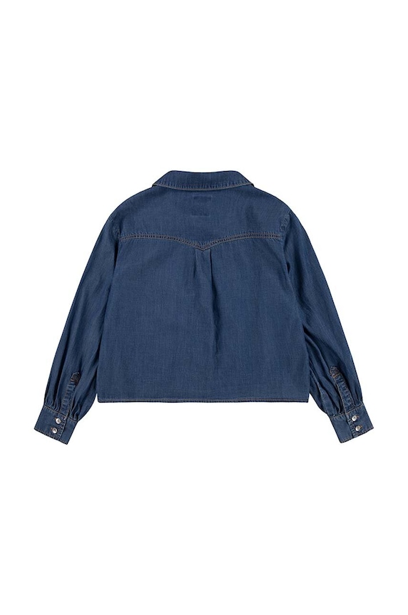 Levi's gyerek farmerdzseki L/S WESTERN DENIM SHIRT 4EL063 kék AW24