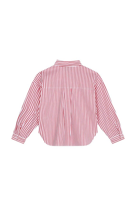 Dziewczynka Dkny koszula bawełniana dziecięca D62071.156.162 czerwony