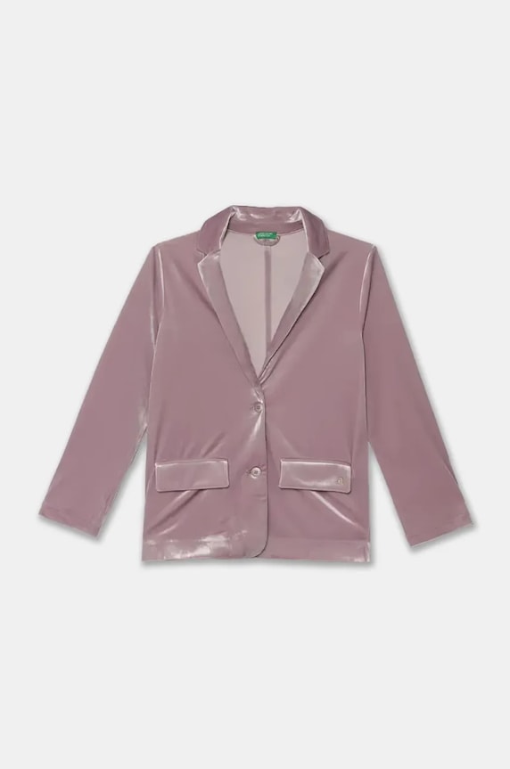 Детский пиджак United Colors of Benetton трикотаж фиолетовой 2RLTCW00G.G.Seasonal