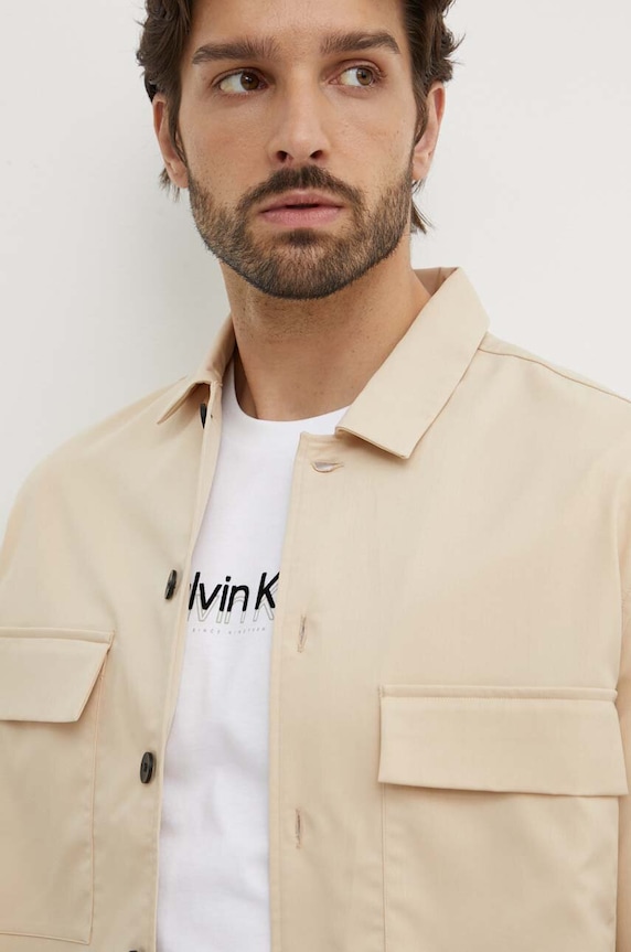 Calvin Klein camasa K10K112988 bej