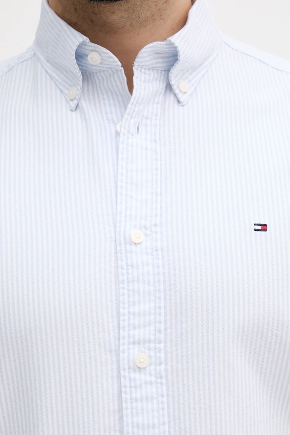 Tommy Hilfiger cămașă din bumbac MW0MW36238 albastru