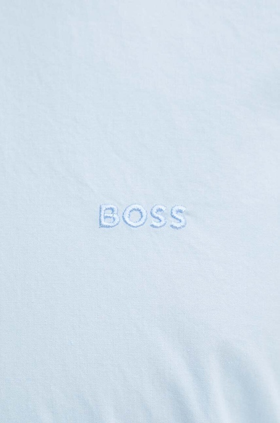BOSS Orange cămașă bărbați din bumbac Relegant_6_M 50518304 albastru SS26
