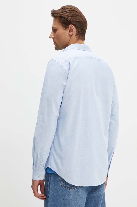 Pamučna košulja PS Paul Smith plava M2R.599R.N21846