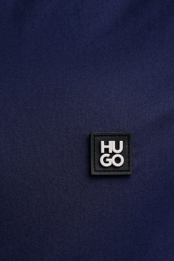 HUGO cămașă bărbați din bumbac cu elastan Ermo 50505315 bleumarin
