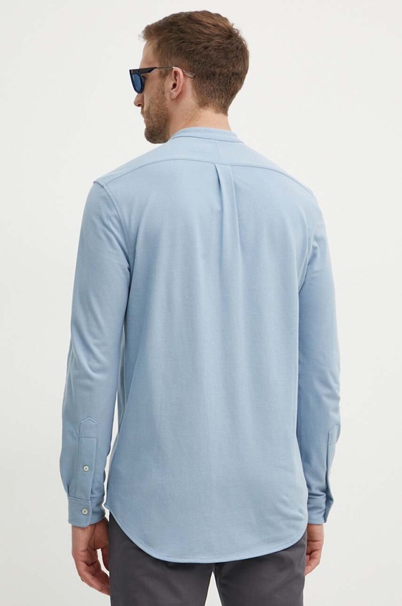 Памучна риза Polo Ralph Lauren син 710742468