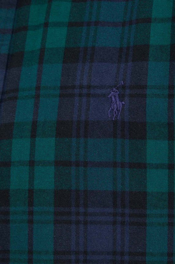 Bavlnená košeľa Polo Ralph Lauren 710942745 tmavomodrá AW24