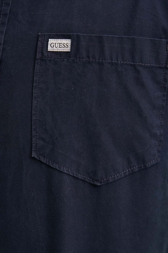 Guess Jeans camasa din bumbac M4YH35.WGCF1 bleumarin