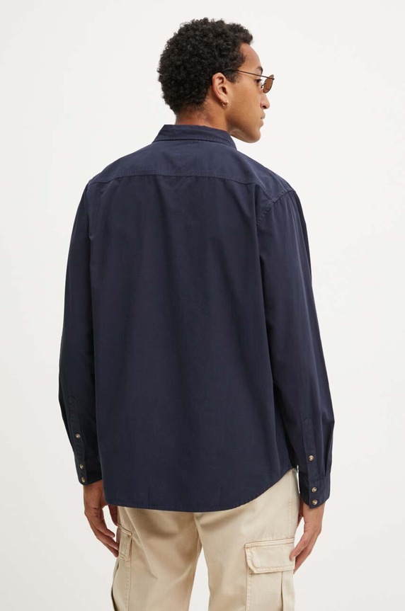 Odjeća Pamučna košulja Guess Jeans M4YH37.WGCF1 mornarsko plava