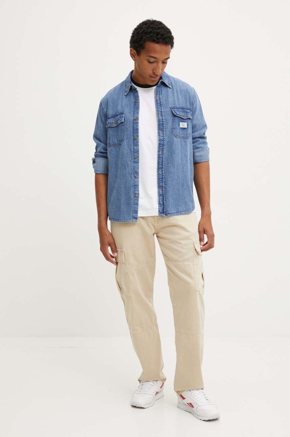 Джинсова сорочка Guess Jeans M4YH56.D5EI2 блакитний AW24