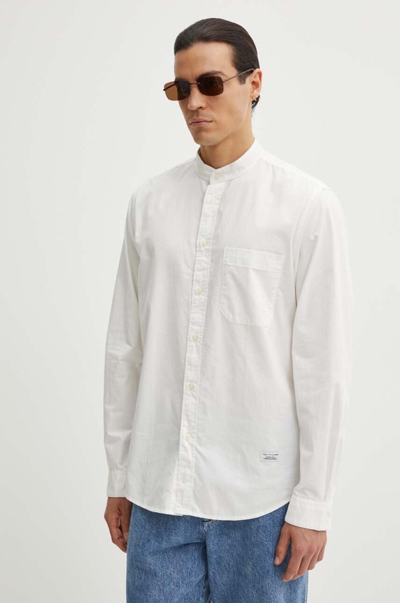 Marc O'Polo koszula bawełniana DENIM biały 5000000295