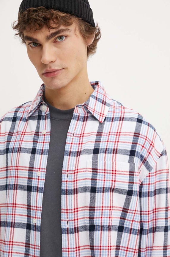 Tommy Jeans koszula bawełniana DM0DM19532 biały