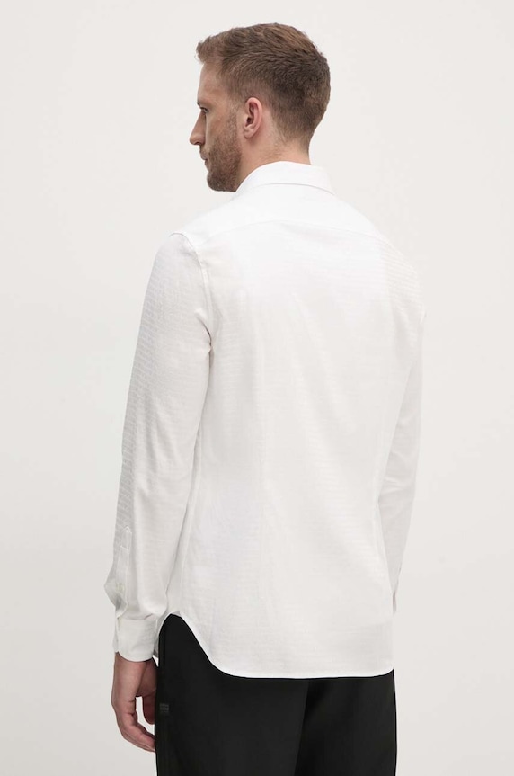 Bavlnená košeľa Emporio Armani biela 6D1C86.1NIUZ