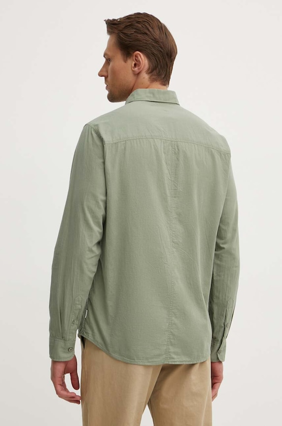 Odzież Pepe Jeans koszula bawełniana MARCEL PM308566 zielony