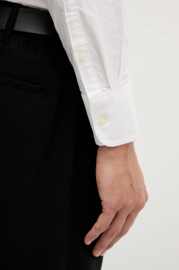 United Colors of Benetton Srajca moška bombažna 5FGBUQ04C bela