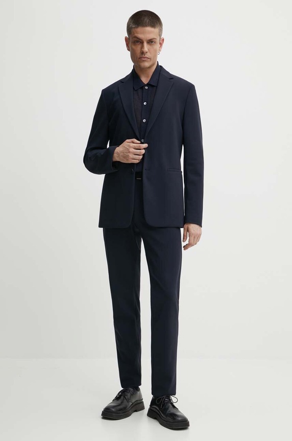 Theory koszula N0484709 granatowy AW24