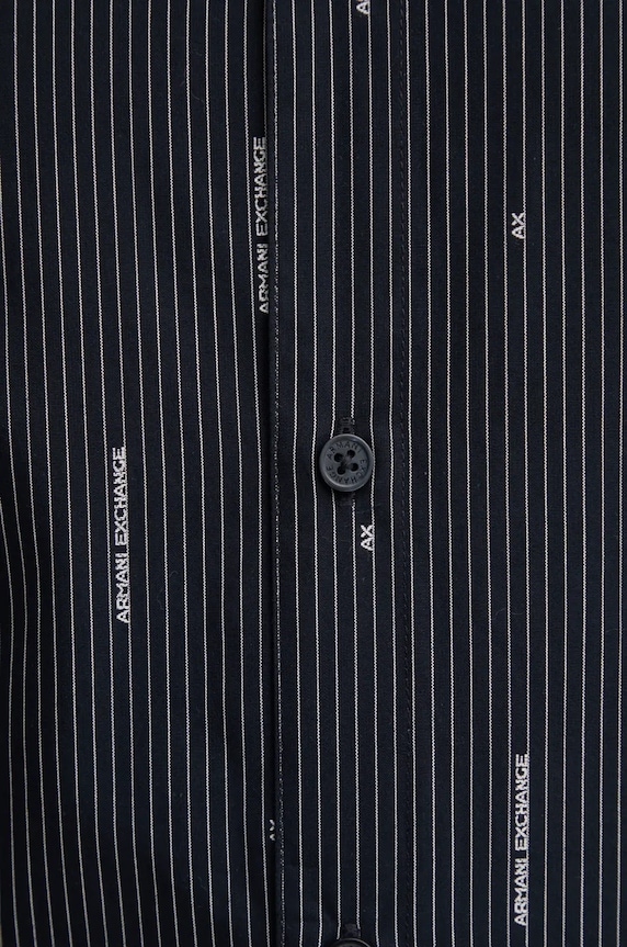 Bavlnená košeľa Armani Exchange 6DZC06.ZN5DZ tmavomodrá