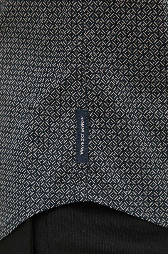 Armani Exchange koszula 6DZC25.ZNEAZ granatowy