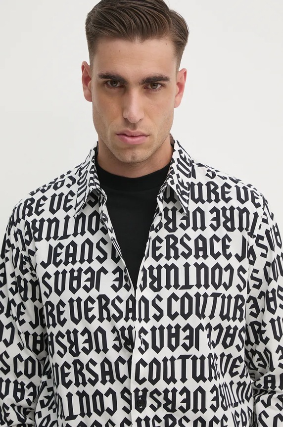 Versace Jeans Couture koszula bawełniana biały 77GAL2R0.NS469